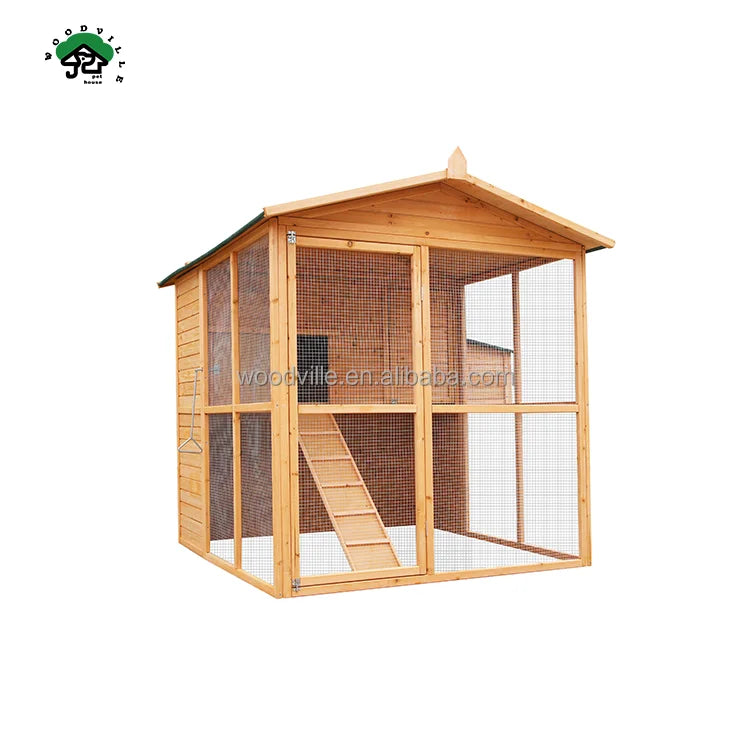 Eco-friendly Rabbit House Cock Cage Barrier Chicken Wooden