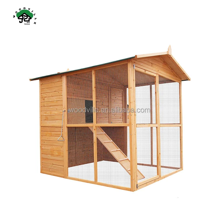 Eco-friendly Rabbit House Cock Cage Barrier Chicken Wooden
