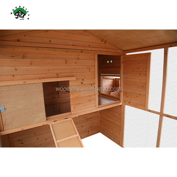 Eco-friendly Rabbit House Cock Cage Barrier Chicken Wooden