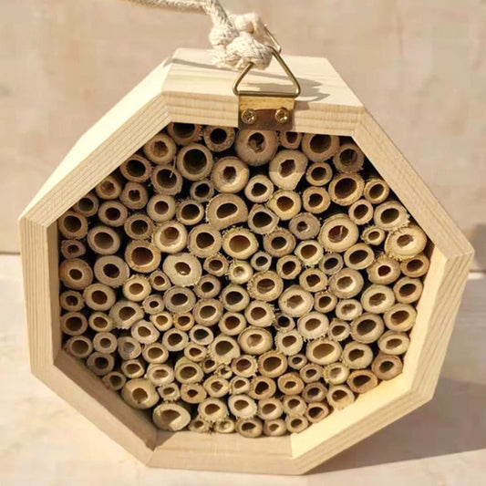 Wooden Tube Bee Hive