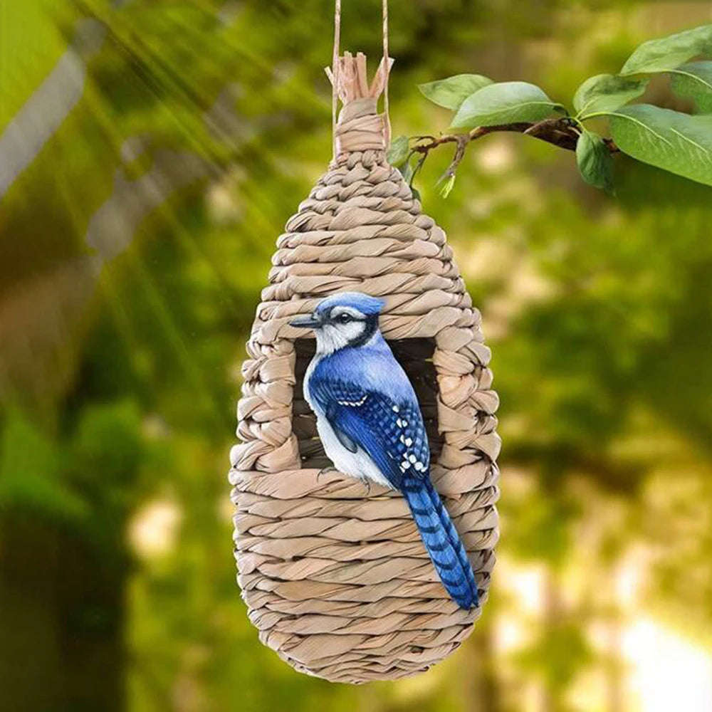 Handcrafted Woven Bird House for Your Backyard