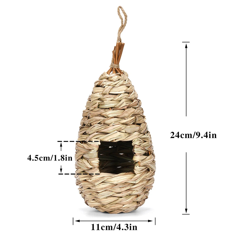 Handcrafted Woven Bird House for Your Backyard